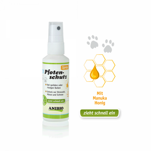 ANIBIO Pfoten-Schutz Spray su „Manuka“ medumi