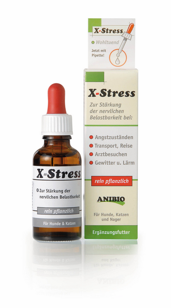 ANIBIO X-Stress, pašaro papildas stresui ir nerimui mažinti šunims ir katėms