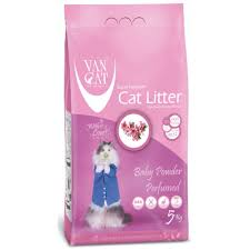 VAN CAT Super Premium kraikas katėms, Kūdikių pudros kvapo 5kg