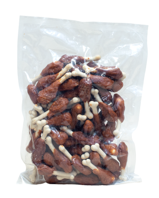 Kalcio kauliukai su antiena, skanėstas šunims, 1 kg