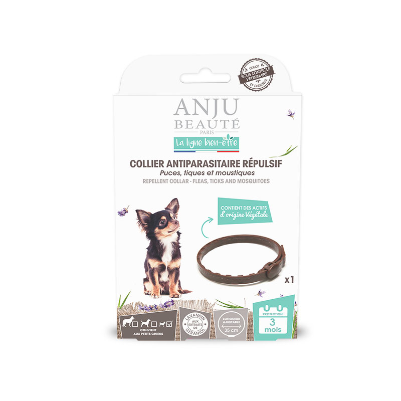 ANJU, antiparazitinis antkaklis šunims 35cm