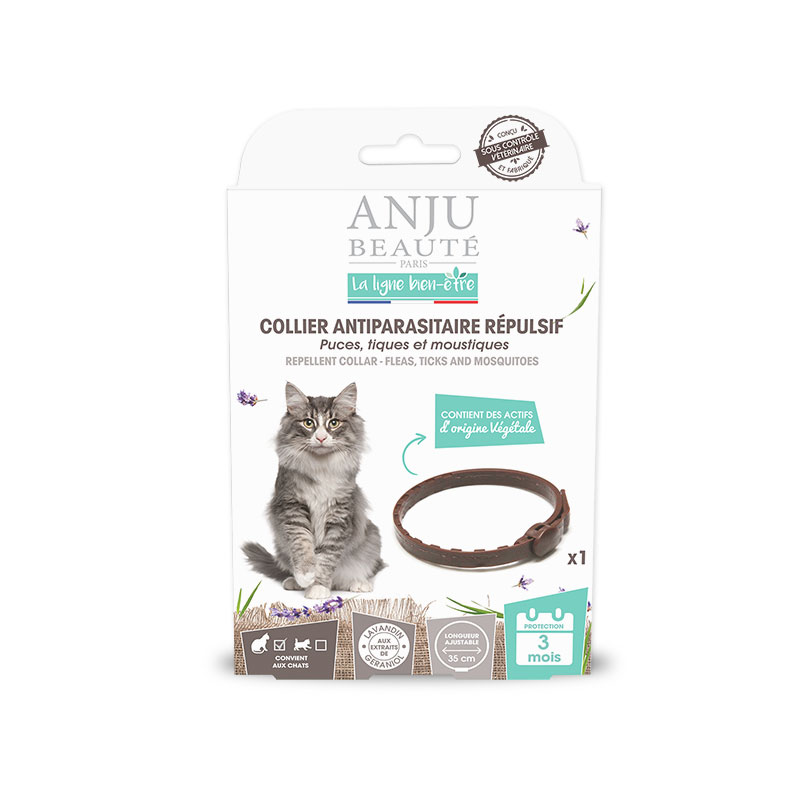 ANJU antiparazitinis antkaklis katėms 35cm