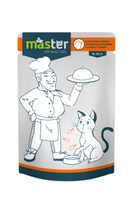 MASTER, konservai katėms su paukštiena