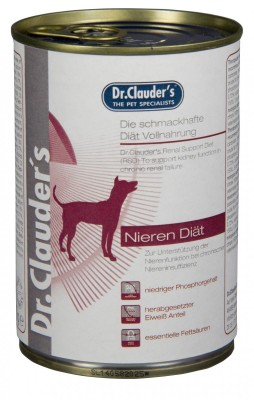 Dr. Clauder's RSD Renal Diet drėgnas maistas šunims, sergantiems inkstų ligomis 400g