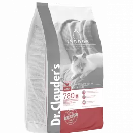 DR. CLAUDER`S INDOOR, subalansuotas sausas maistas suaugusioms ramesnio būdo katėms 1.5 kg