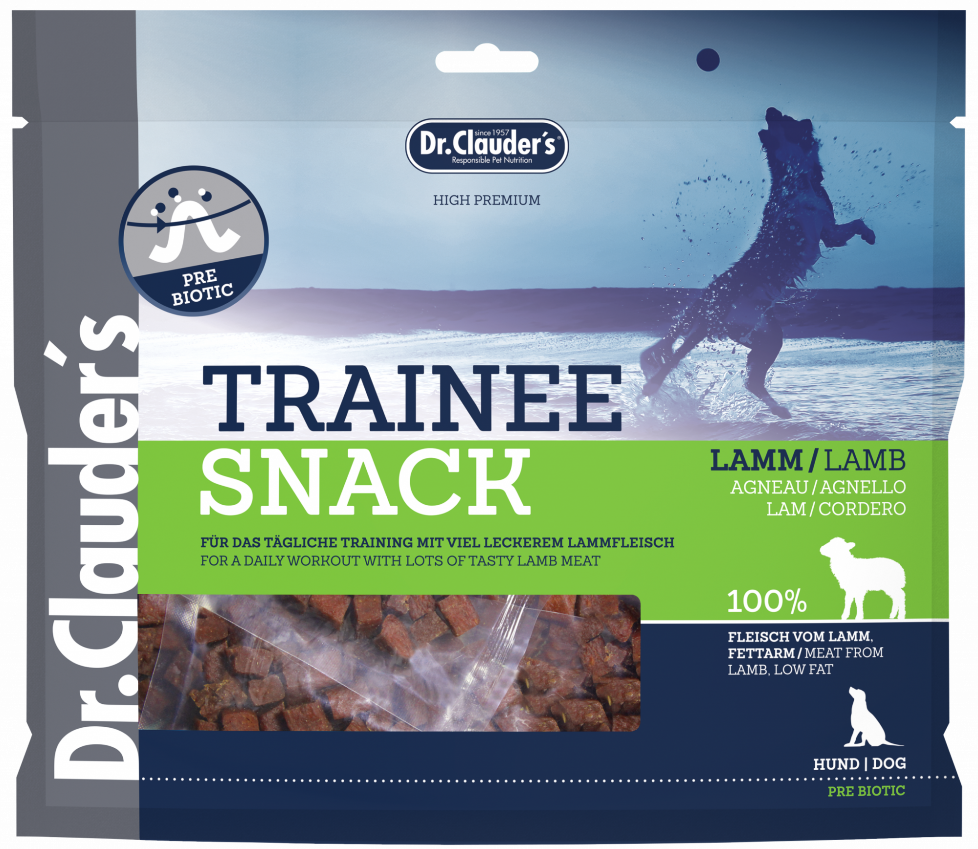 Dr. Clauder’s Trainee Snack šunims su ėriena 500g