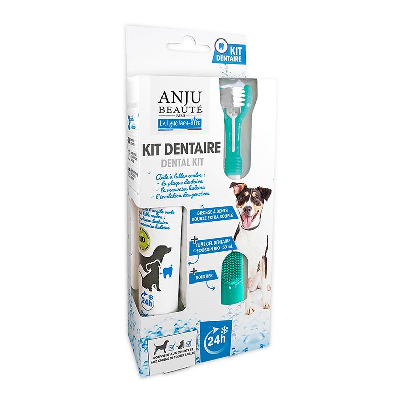 ANJU Dental Kit dantų priežiūros rinkinys šunims