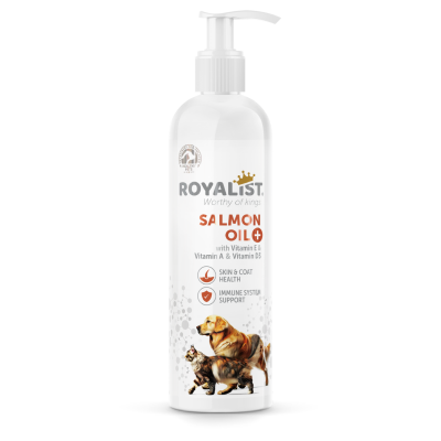 ROYALIST SALMON OIL, lašišų aliejus katėms ir šunims, 250 ml