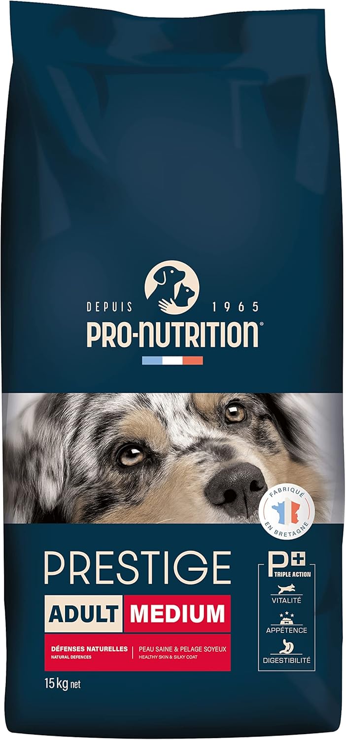 Pro-Nutrition Prestige Adult Medium sausas maistas vidutinių veislių suaugusiems šunims 3-15kg