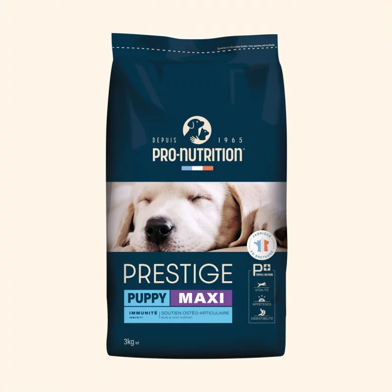 Pro-Nutrition Prestige puppy maxi sausas maistas didelių veislių jauniems šuniukams 3 kg