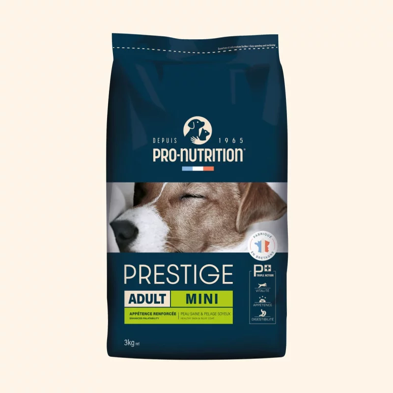 Pro-Nutrition Prestige Adult Mini sausas maistas suaugusiems mažų veislių šunims 3-8kg
