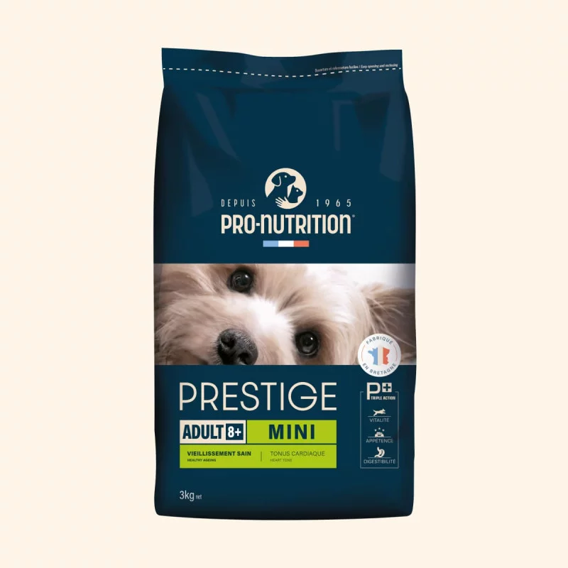 Pro-Nutrition Prestige Adult 8+ Mini sausas maistas nuo 8 metų mažų veislių šunims 3 kg