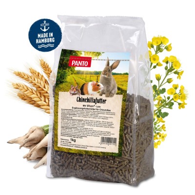 PANTO Chinchillafutter maistas šinšiloms 1 kg PANTO Chinchillafutter maistas šinšiloms 1 kg