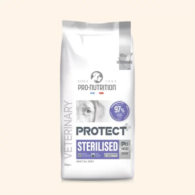 Pro-Nutrition Protect STERILISED sausas maistas sterilizuotiems šunims 2-12 kg Pro-Nutrition Protect STERILISED sausas maistas sterilizuotiems šunims 2-12 kg