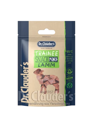 Dr.Clauder's Trainee Snack Lamm skanėstas mini gabaliukais su ėriena 50 g