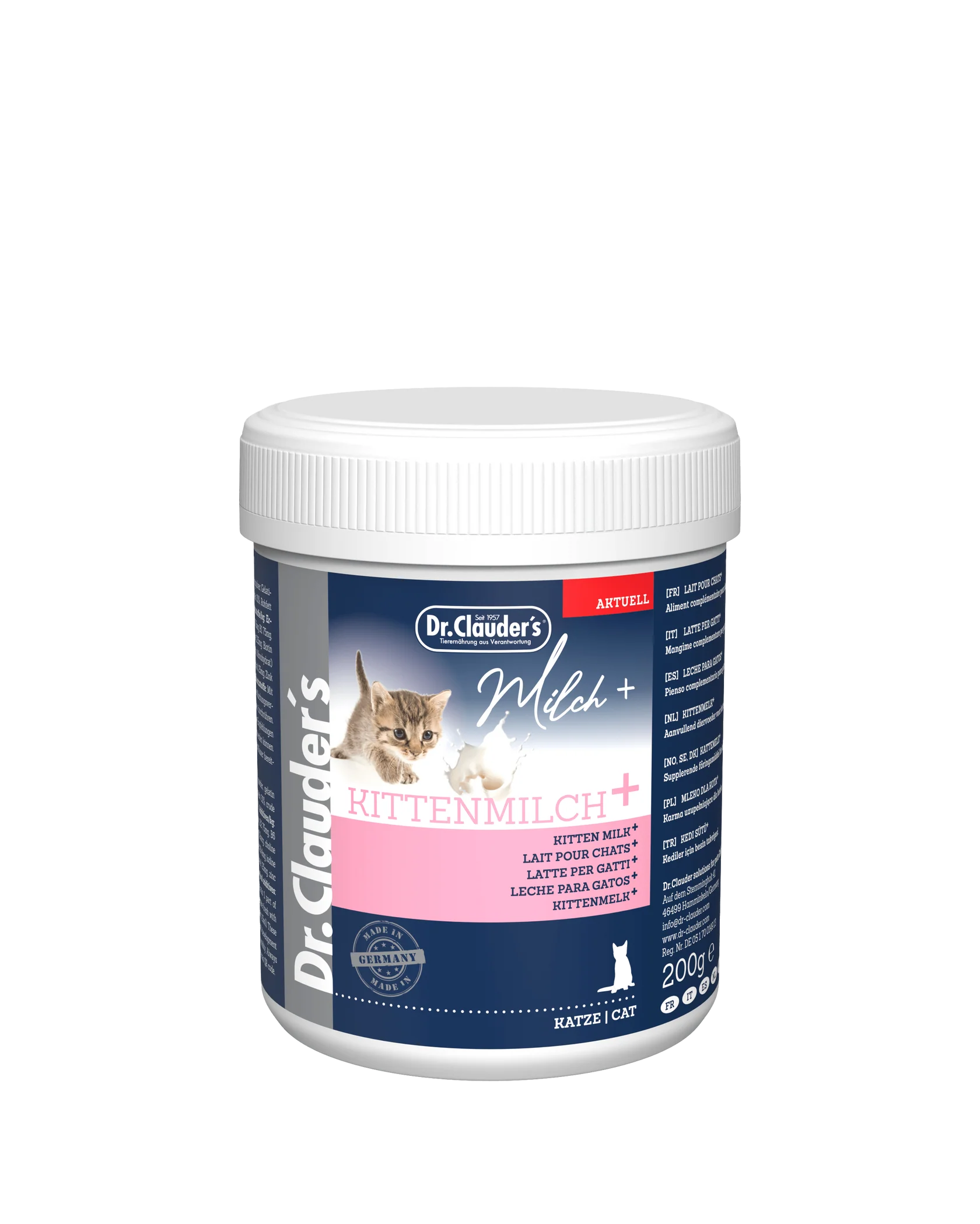 Dr.Clauder's Pro Life - Kittenmilk+ specialus pienas kačiukams 200 g