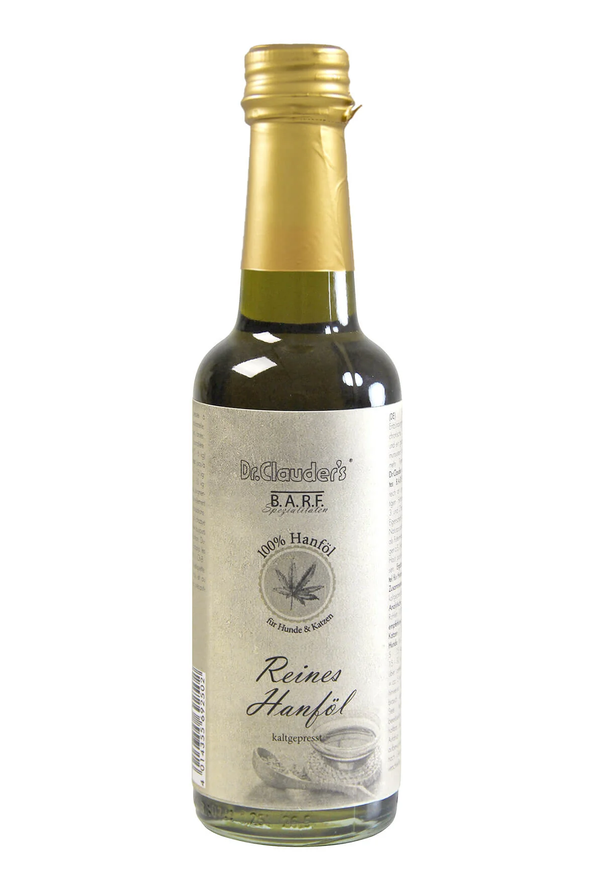 Dr.Clauder's BARF Pure Hemp Oil grynas kanapių aliejus šunims ir katėms 250 ml