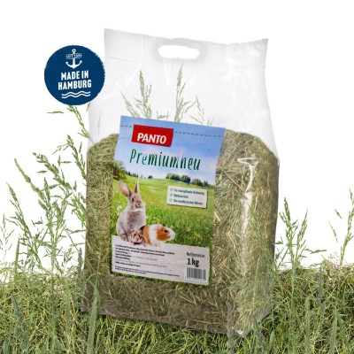 PANTO Heu lose gestopft  premium šienas graužikams 1-2 kg