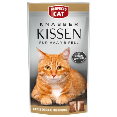 Perfecto Cat Hair & Skin pagalvėlės kailiui ir odai 50 g