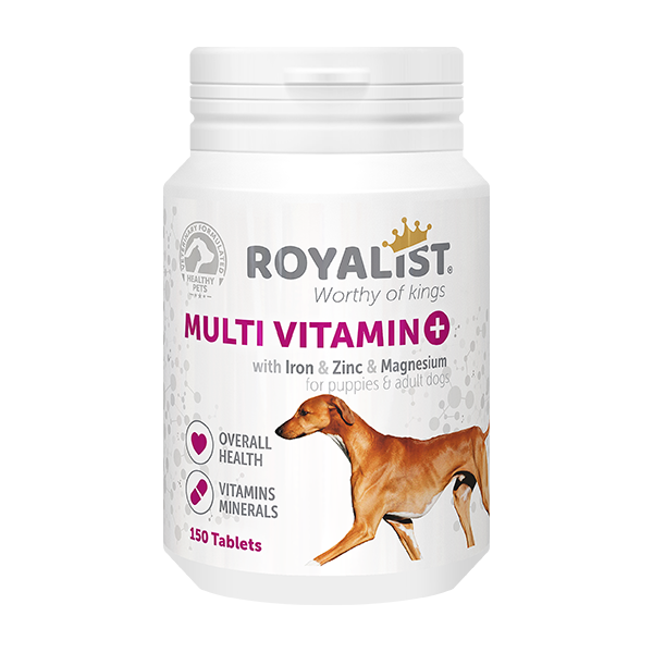 Royalist Multi Vitamin Puppy and Dog multivitaminai jauniems ir suaugusiems šunims 150 tab.