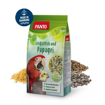 PANTO Großsittich / Papageienf didelių papūgėlių/papūgėlių lesalas 1-2,5 kg