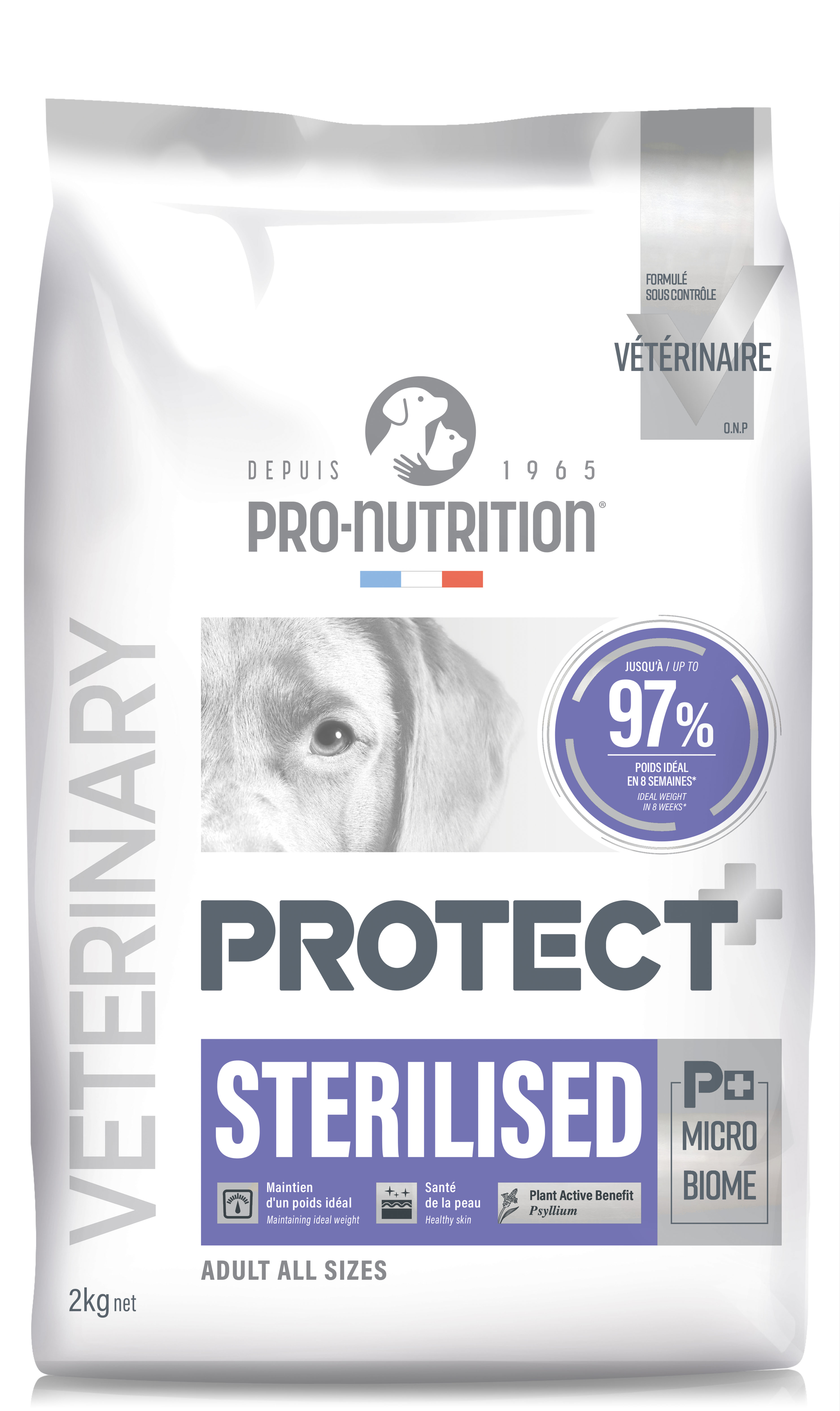 Pro-Nutrition Protect STERILISED sausas maistas sterilizuotiems šunims 2-12 kg Pro-Nutrition Protect STERILISED sausas maistas sterilizuotiems šunims 2-12 kg
