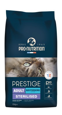 Pro-Nutrition Prestige Sterilised adult fish sausas maistas steilizuotoms katėms su žuvimi 2-10 kg