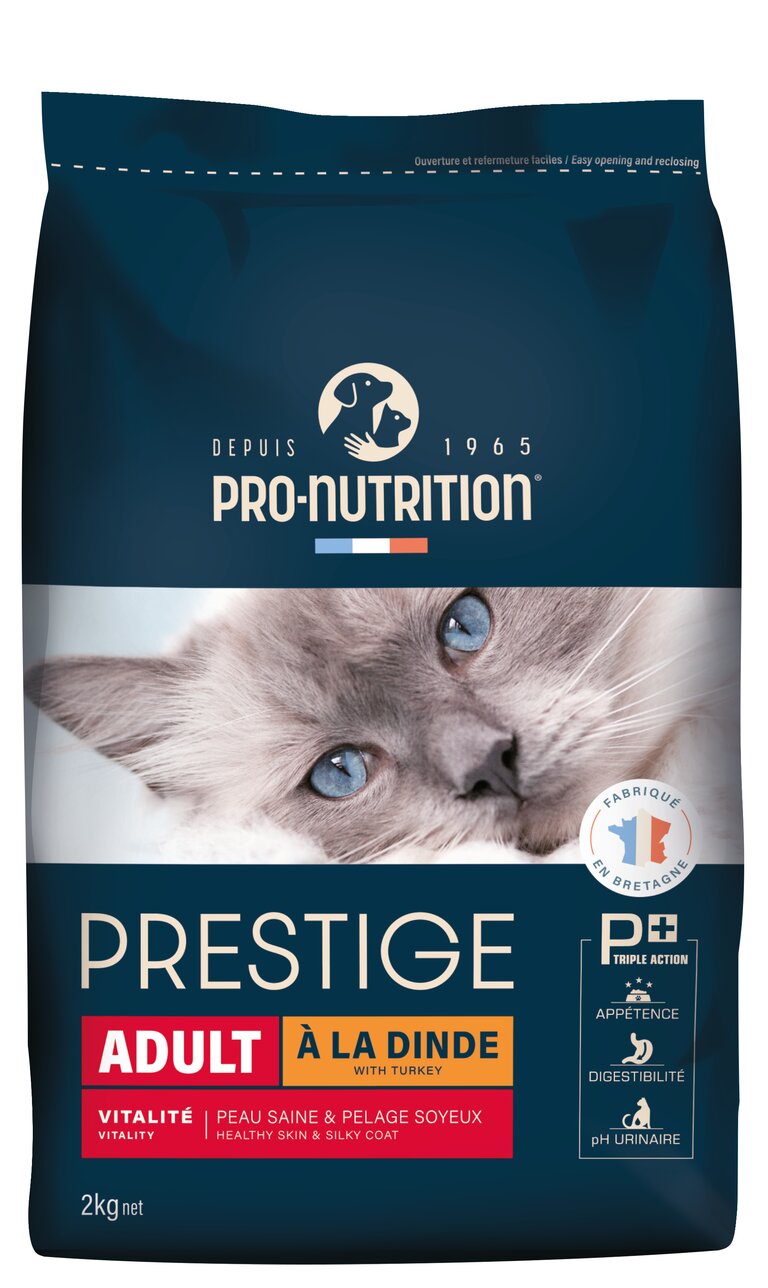 Pro-Nutrition Prestige Adult turkey sausas maistas suaugusioms katėms su kalakutiena 2-10kg