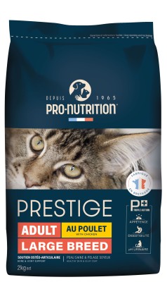 Pro-Nutrition Prestige Adult Large Breed chicken sausas maistas suaugusioms didelių veislių katėms su vištiena 2 kg-10 kg