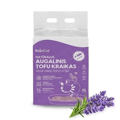 Belocat Tofu kraikas su levandos kvapu 6L