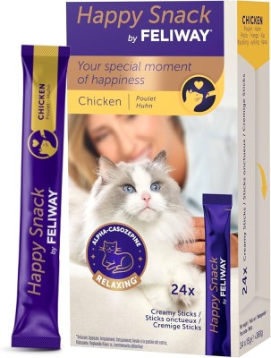 Feliway Happy Snack  skystas skanėstas su vištiena 24vnt.