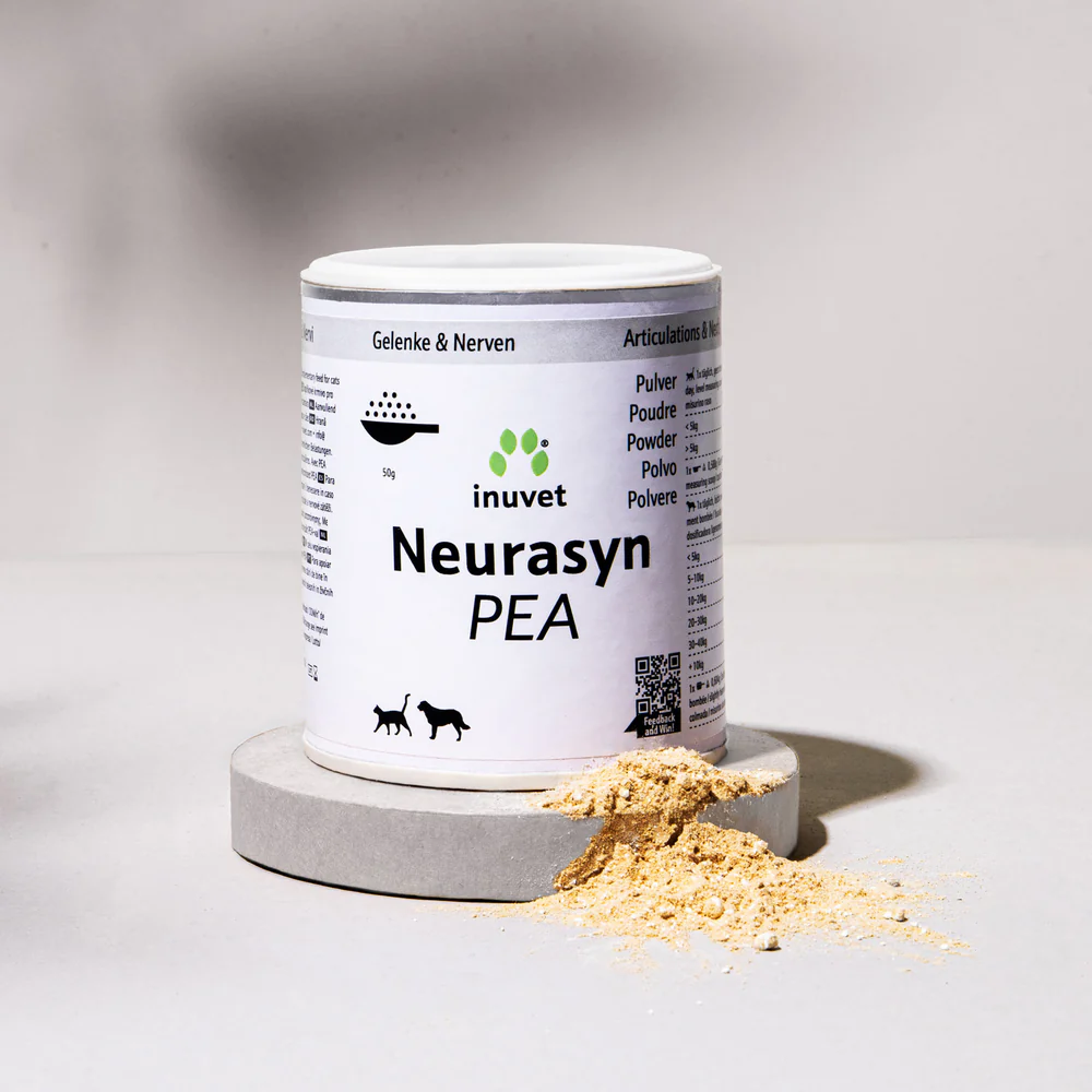 Neurasyn PEA milteliai nervų sistemai šunims ir katėms 50g Neurasyn PEA milteliai nervų sistemai šunims ir katėms 50g